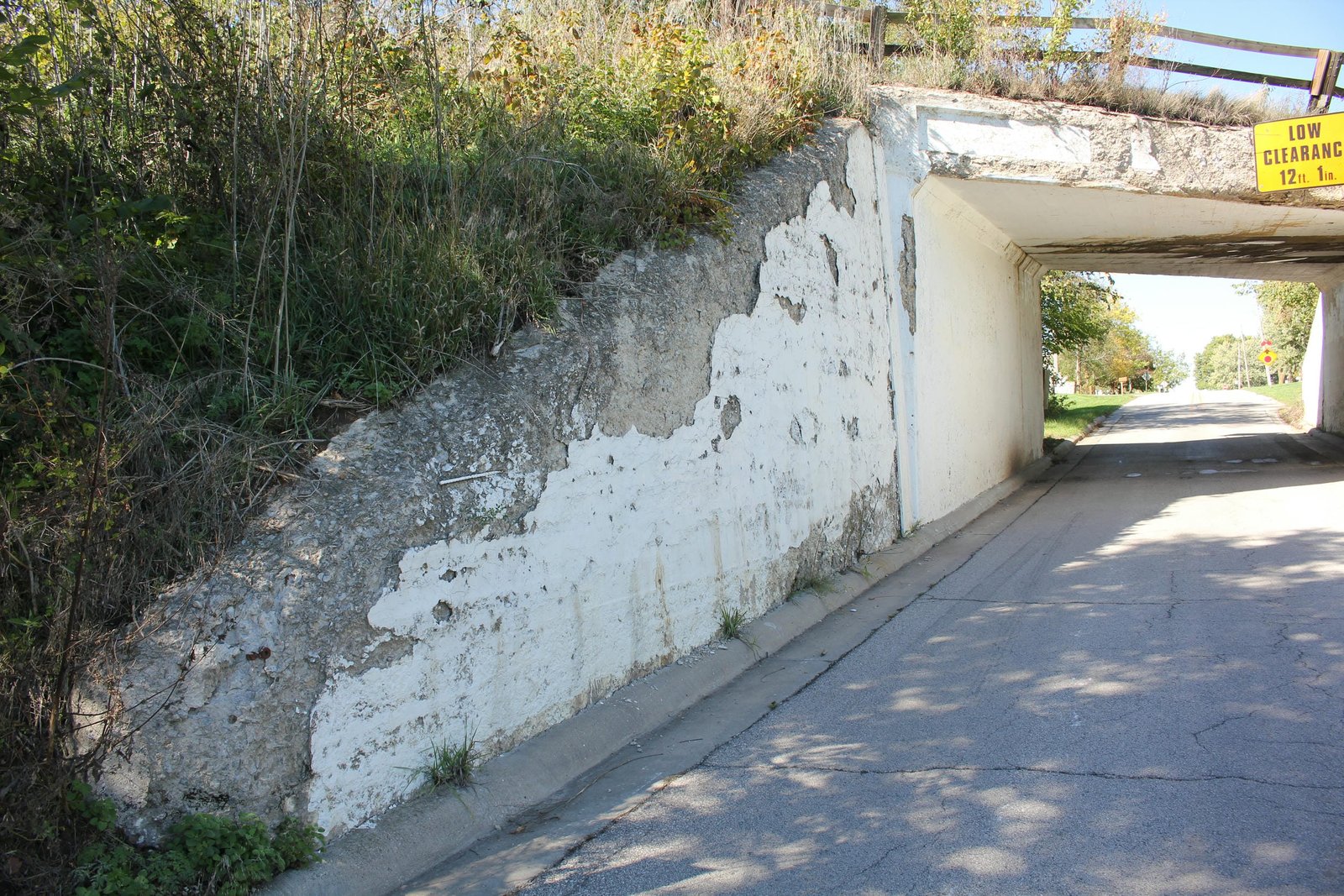 Southwest wing wall